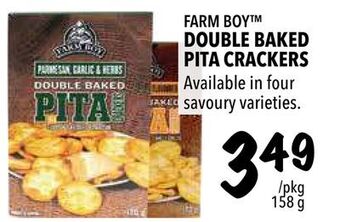 Farm Boy Farm boy™ double baked pita crackers offer