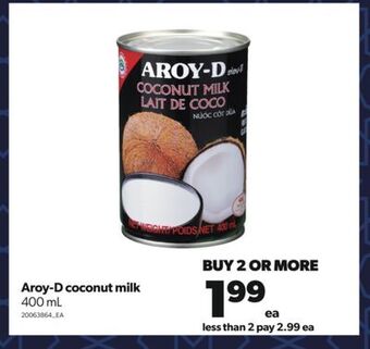 Real Canadian Superstore Aroy-d coconut milk, 400 ml offer