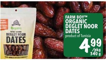 Farm Boy Farm boy™ organic deglet noor dates offer