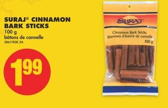 No Frills Suraj® cinnamon bark sticks, 100 g offer