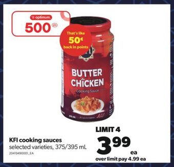 Real Canadian Superstore Kfi cooking sauces, 375/395 ml offer
