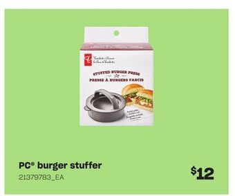 Pc® burger stuffer