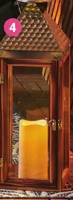 Giant Tiger Wooden solar lantern offer