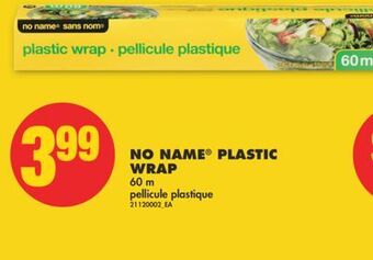 No Frills No name® plastic wrap, 60 m offer