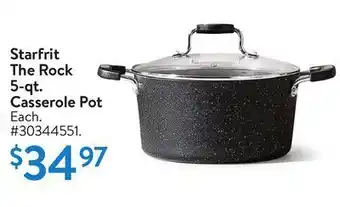 Walmart Starfrit the rock 5-qt. casserole pot offer