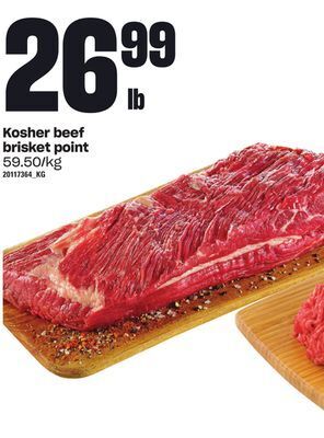 Loblaws Kosher beef brisket point offer