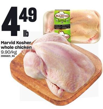 Loblaws Marvid kosher whole chicken offer