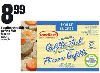 Loblaws Foodfest traditional gefilte fish, 500 g offer