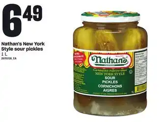 Loblaws Nathan's new york style sour pickles, 1 l offer