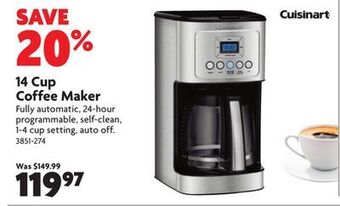 Home Hardware 14 cup coffee maker offer