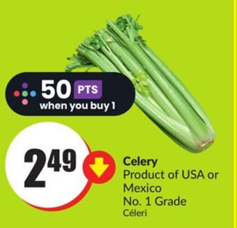Chalo FreshCo Celery product of usa or mexico no. 1 grade offer