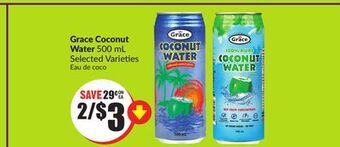 Chalo FreshCo Grace coconut water 500 ml selected varieties offer