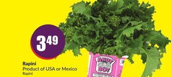 Chalo FreshCo Rapini product of usa or mexico offer