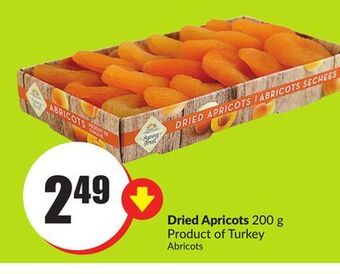 Chalo FreshCo Dried apricots 200 g product of turkey offer