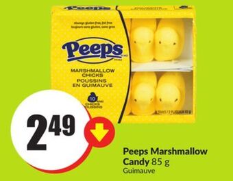 Chalo FreshCo Peeps marshmallow candy 85 g offer