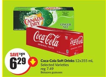 Chalo FreshCo Coca-cola soft drinks 12x355 ml selected varieties offer