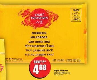 Chalo FreshCo Eight treasures jasmine rice 2 kg offer
