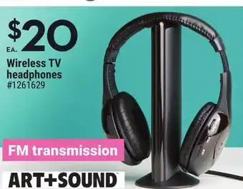 Giant Tiger Art sound wireless tv headphones offer