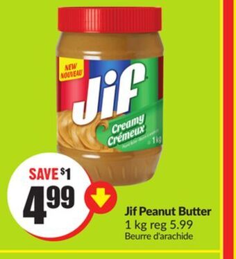 Chalo FreshCo Jif peanut butter 1 kg offer