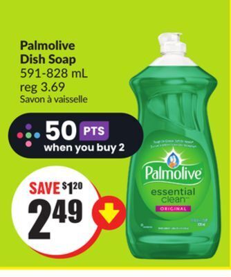 Chalo FreshCo Palmolive dish soap 591-828 ml offer