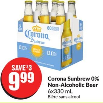 FreshCo Corona sunbrew 0% non-alcoholic beer 6x330 ml offer