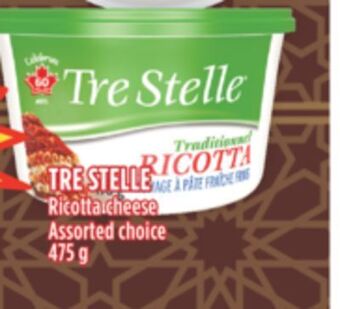 Marché Adonis Tre stelle ricotta cheese offer