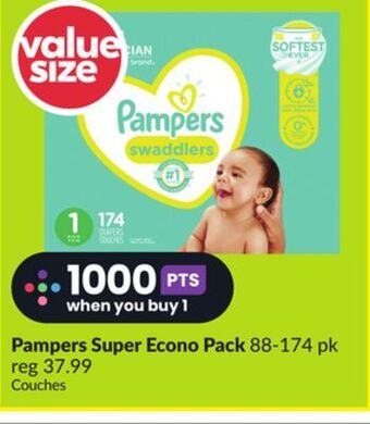 FreshCo Pampers super econo pack 88-174 pk offer