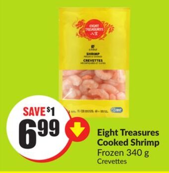 FreshCo Eight treasures cooked shrimp frozen 340 g offer