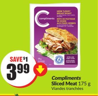 FreshCo Compliments sliced meat 175 g offer