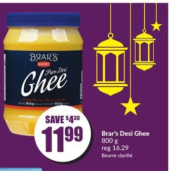 FreshCo Brar's desi ghee 800 g offer