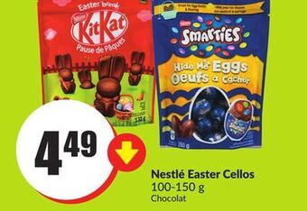 FreshCo Nestlé easter cellos 100-150 g offer