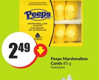 FreshCo Peeps marshmallow candy 85 g offer
