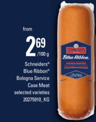 Zehrs Markets Schneiders® blue ribbon® bologna service case meat offer