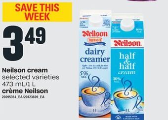 Valu-mart Crème neilson, 473 ml/1 l offer