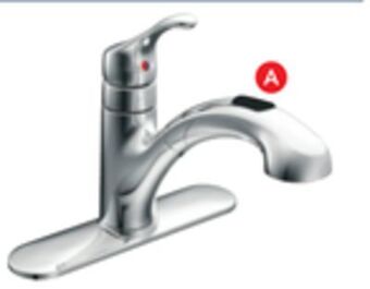 RONA Moen "renzo" pull-out kitchen faucet offer