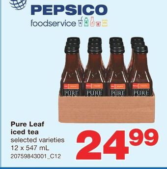 Wholesale Club Pure leaf iced tea, 12 x 547 ml offer