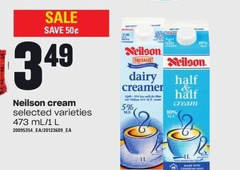 Zehrs Markets Neilson cream, 473 ml/1 l offer