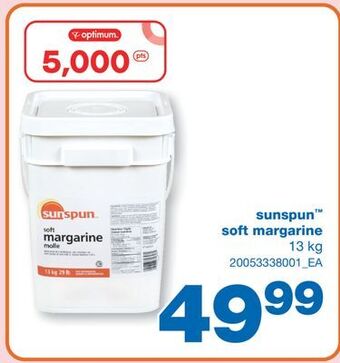 Wholesale Club Sunspun™ soft margarine, 13 kg offer