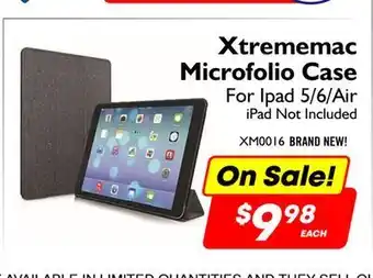 Factory Direct Xtrememac microfolio case for ipad 5/6/air offer