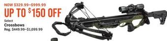 Bass Pro Select crossbows offer