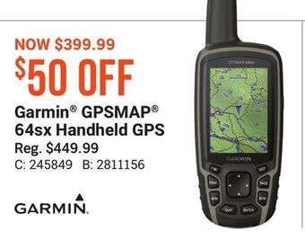 Bass Pro Garmin® gpsmap® 64sx handheld gps offer