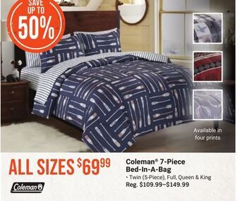 Bass Pro Coleman® 7-piece bed-in-a-bag offer