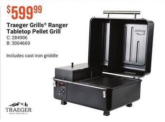 Bass Pro Traeger grills® ranger tabletop pellet grill offer