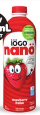 Zehrs Markets Iögo nanö drinkable, 900 ml, yogurt offer