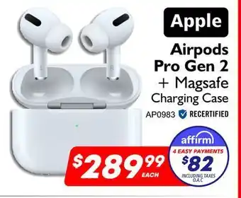 Factory Direct Apple airpods pro gen 2 offer