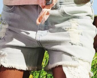 Walmart Justice denim shorts offer