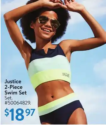 Walmart Justice 2-piece swim set offer