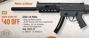 Bass Pro Gsg-16 rifle offer