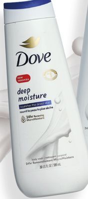 Walmart Dove deep moisture or sensitive skin body wash offer