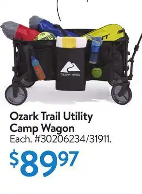 Walmart Ozark trail utility camp wagon offer